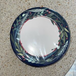 Festive Plates 6.75” Dessert Plates 5 Packs (40 Plates) Holiday Party Supplies